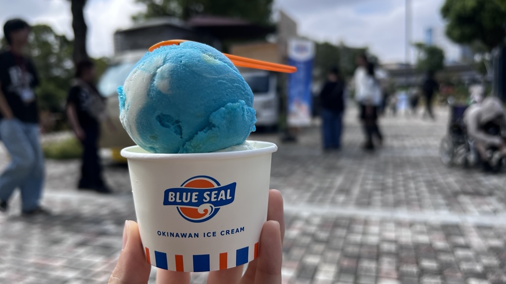 飲食出店アイスクリーム写真